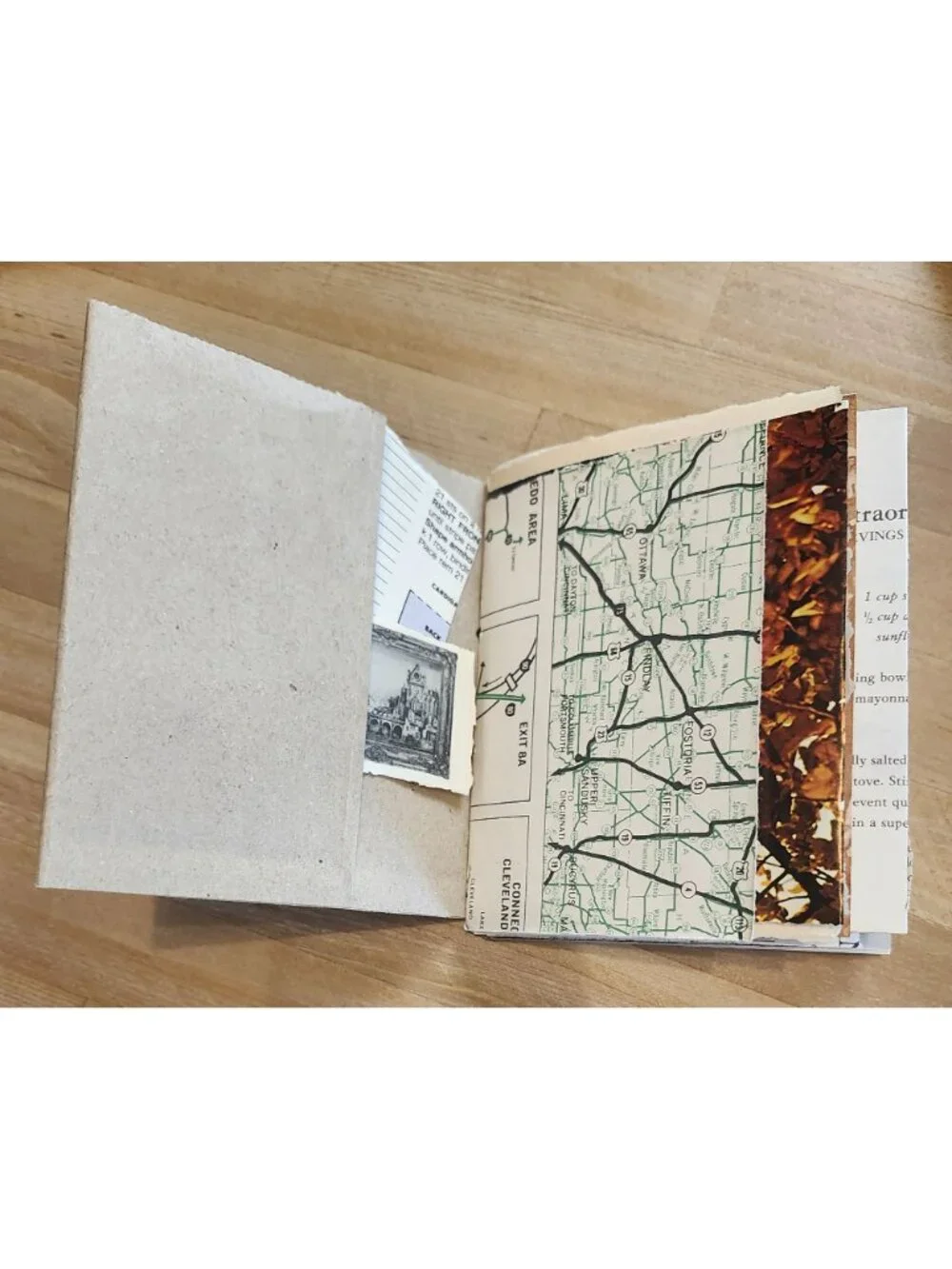 Junk Journal Made With All Vintage Paper- Handmade 88 pages